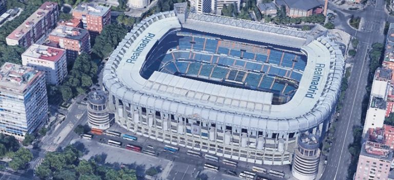 Stadio Santiago Bernabeu di Madrid